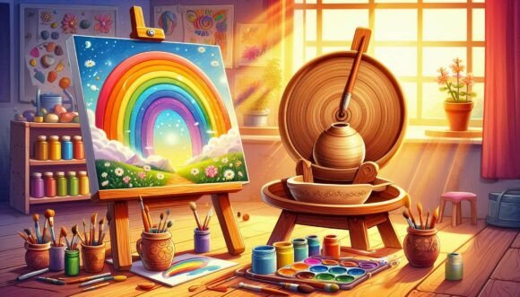 Download Dreamy Art Workspace - Dreamy art Collection