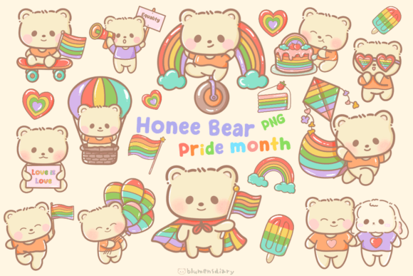 Download Kawaii Bear Pride Month - Premium Resources