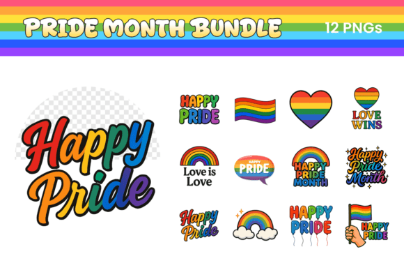 Download Pride Month Illustration Bundle - Premium Bundle