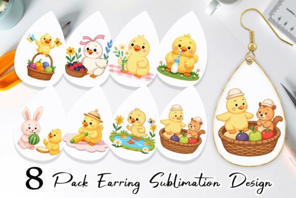 Download Earring Chicken Picnic Day - Picnic day Collection