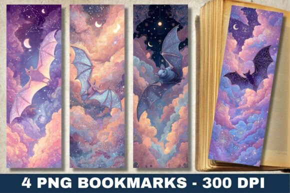 Download Bat Aesthetic Cloud Dreamy Art Bookmark - Dreamy art Collection
