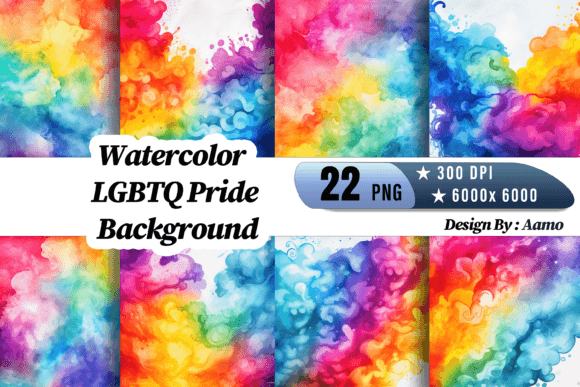 Download Watercolor LGBTQ Pride Background - Premium Resources